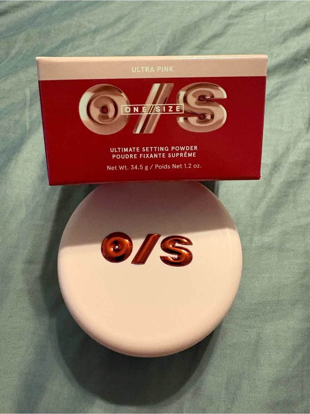 NIB One/Size Ultimate Setting Powder - Ultra Pink - 34.5g  Full Size